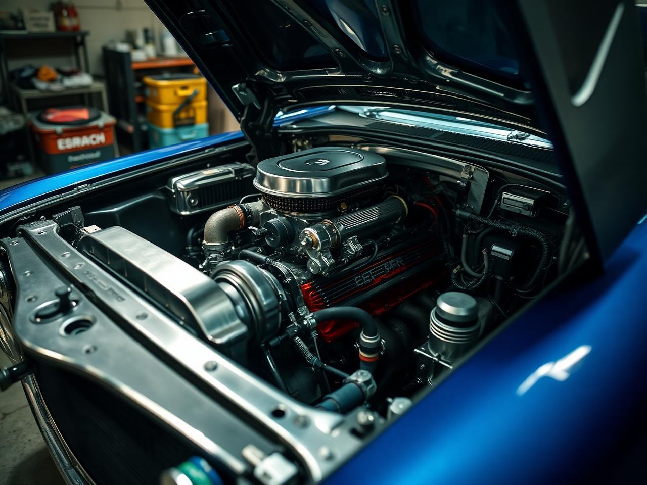 Member build: turbo swap finished the night before the meet.
